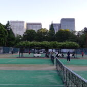 大正９年創設　日比谷公園テニスコート１