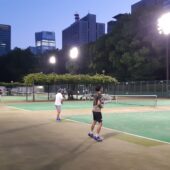 大正９年創設　日比谷公園テニスコート２