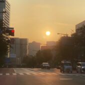 九段坂の日の出