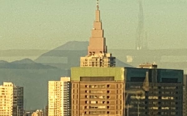 富士見町から富士山