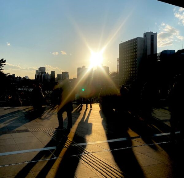 夕日迫る
