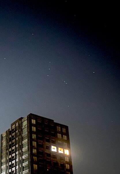 北斗七星が見事に