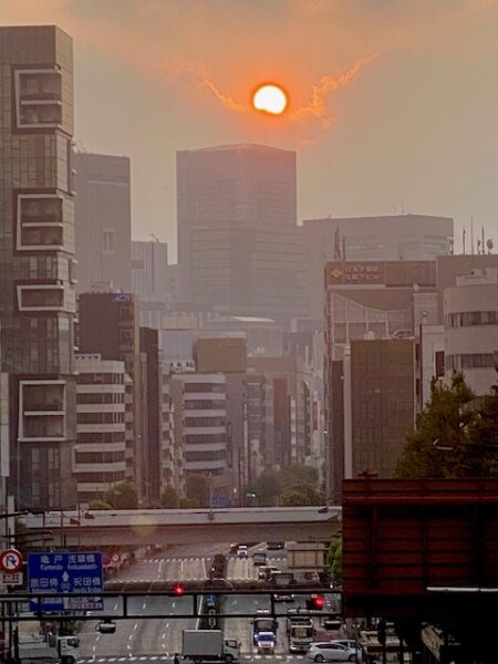 九段坂の日の出